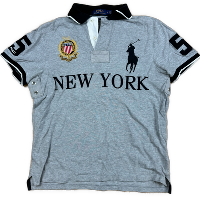 vintage Polo Ralph Lauren NEW YORK polo {M}