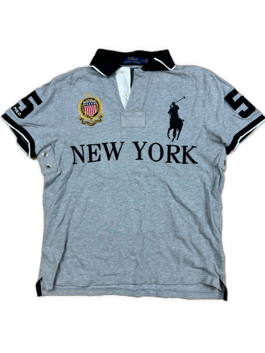 vintage Polo Ralph Lauren NEW YORK polo {M}