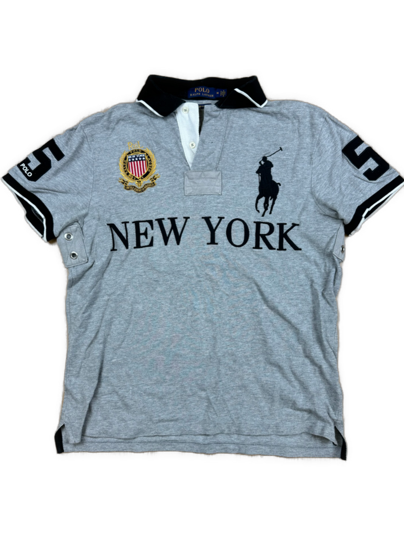 vintage Polo Ralph Lauren NEW YORK polo {M}