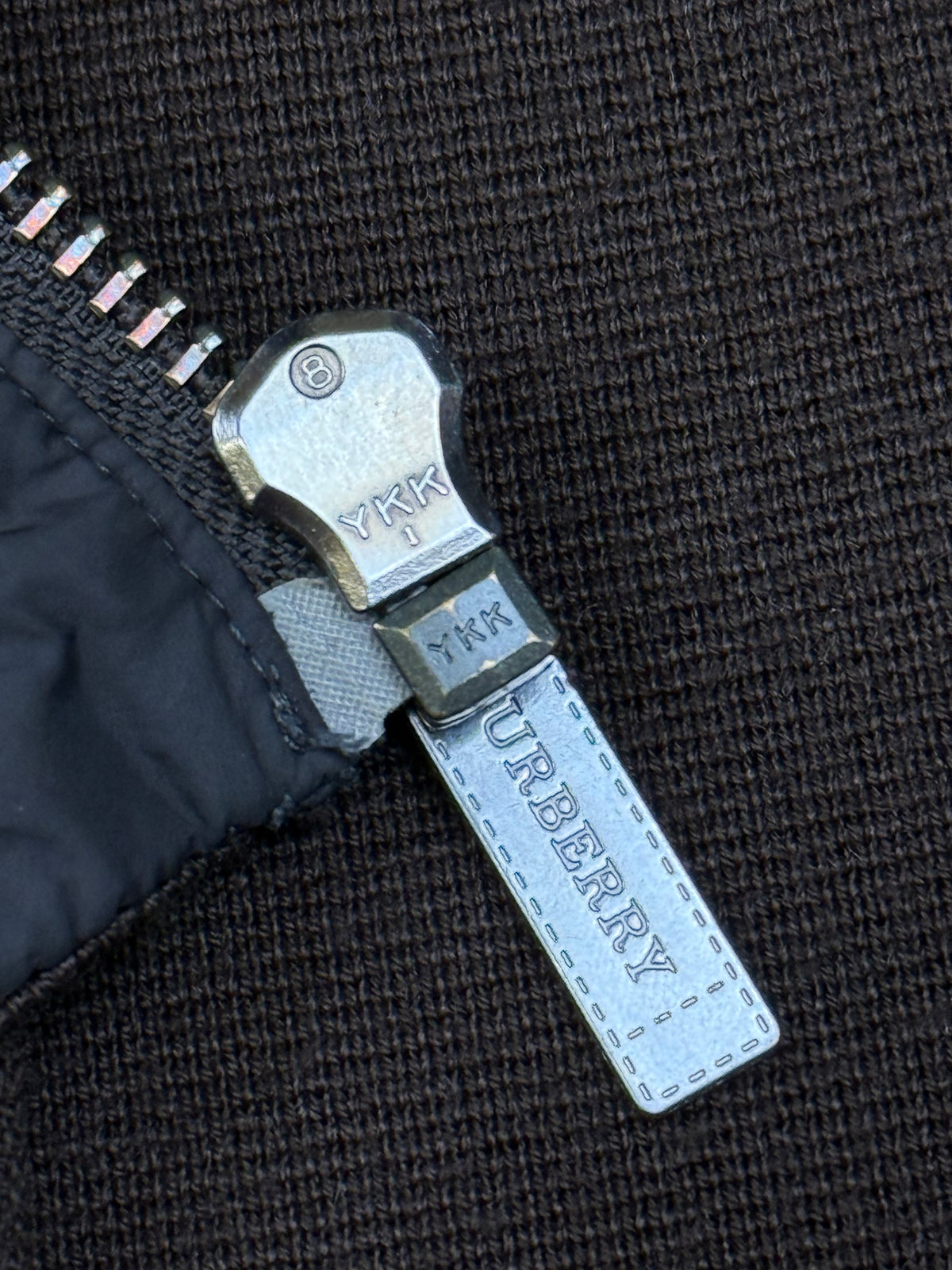vintage Burberry sweatjacket {XL}