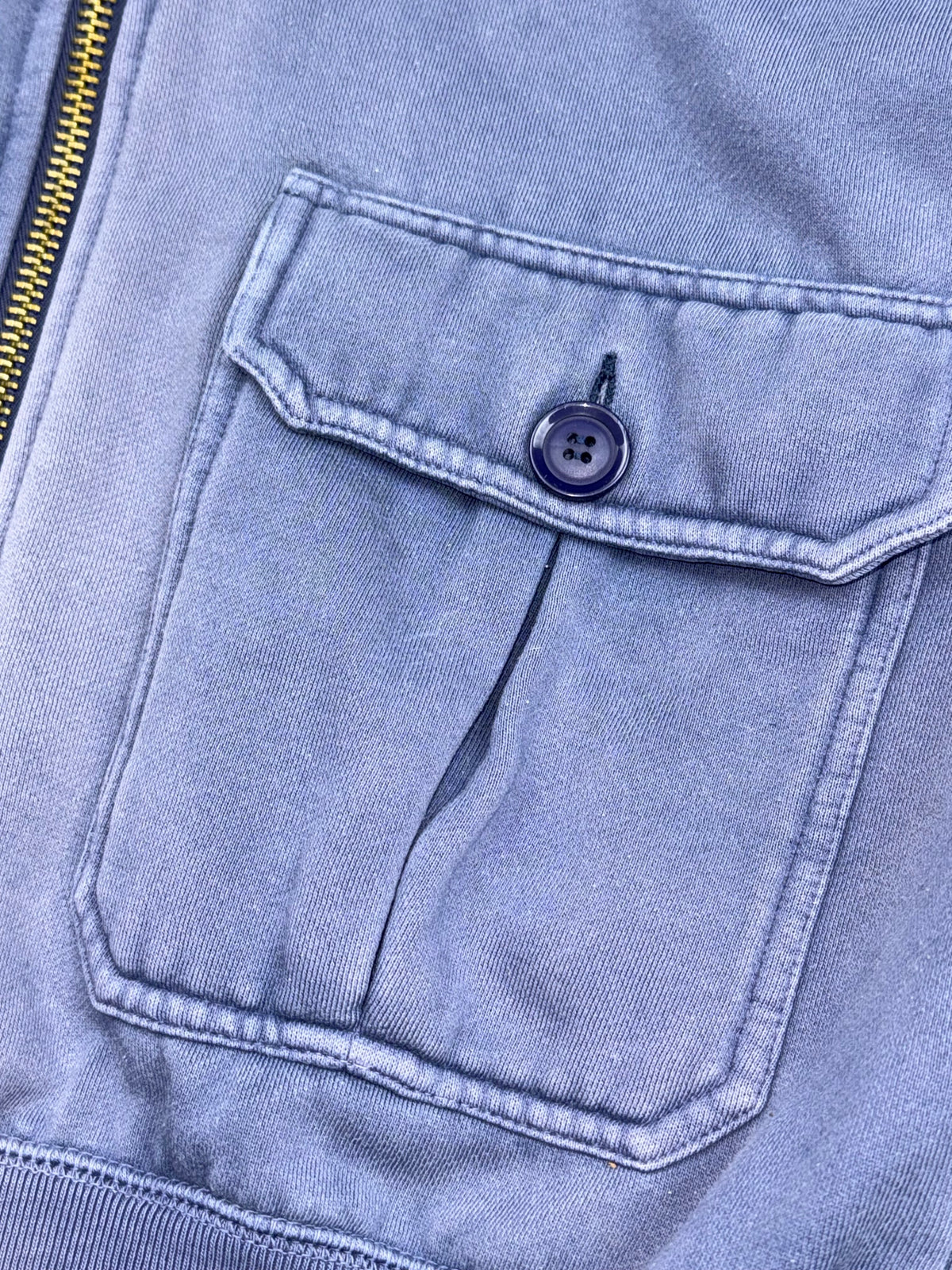 vintage Blauer sweatjacket {L}