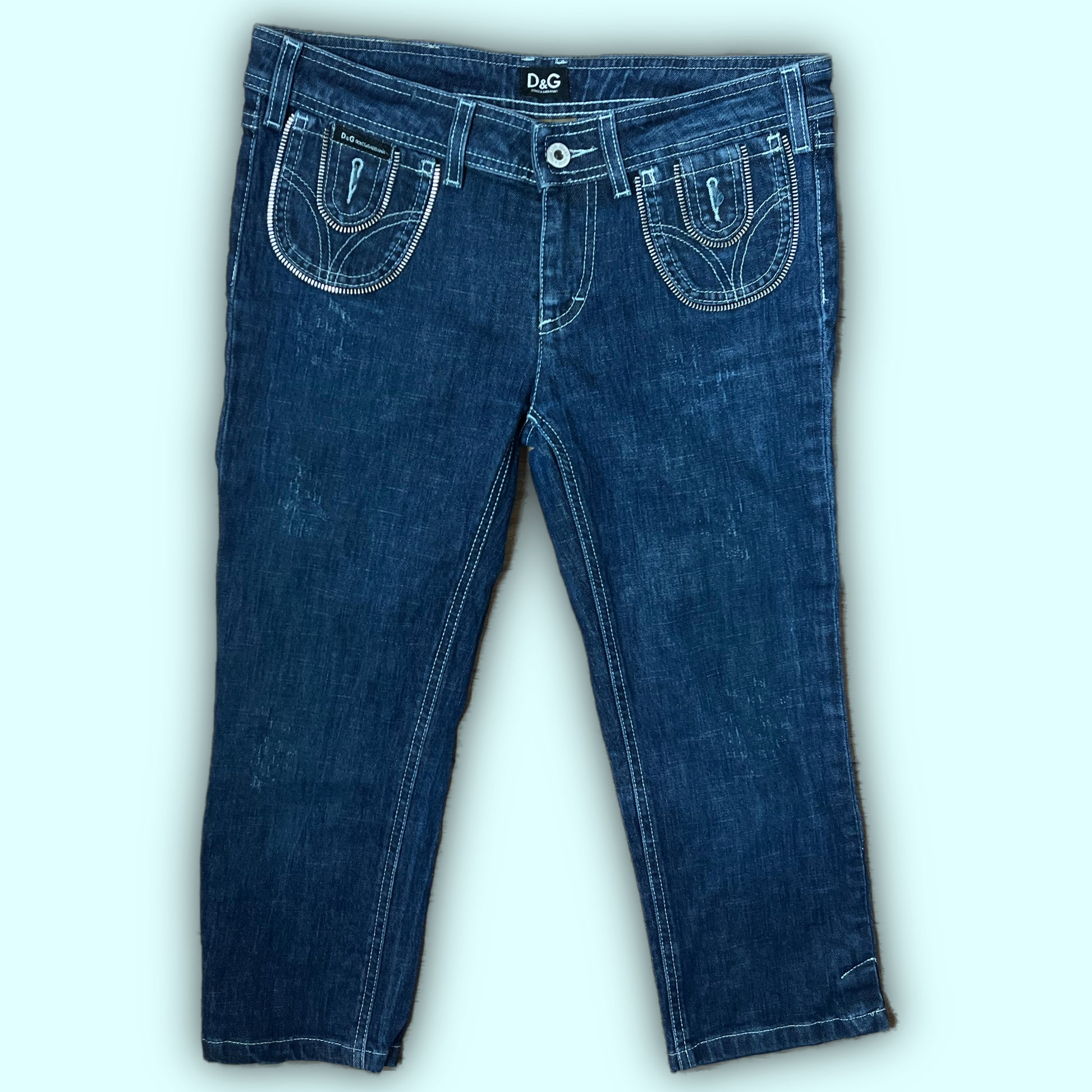 vintage Dolce & Gabbana 3/4 jeans {S}