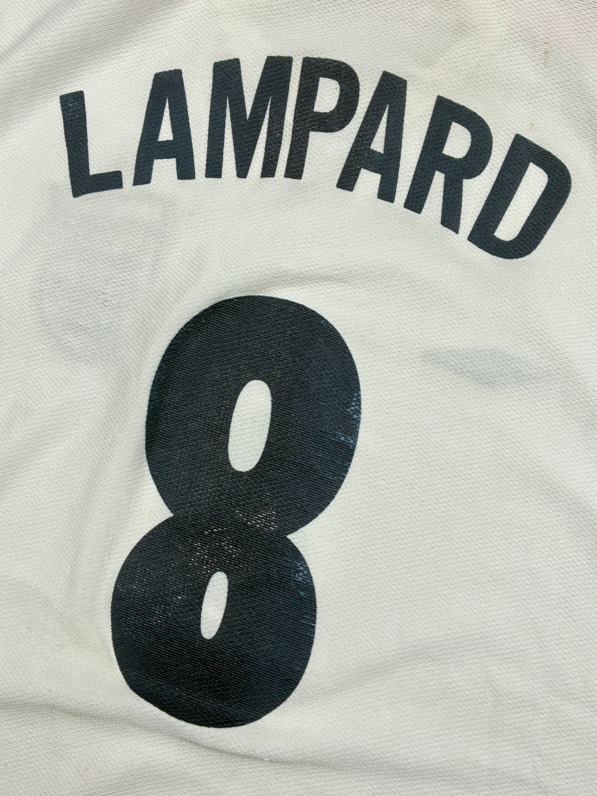 vintage Umbro England LAMPARD8 home jersey {M}