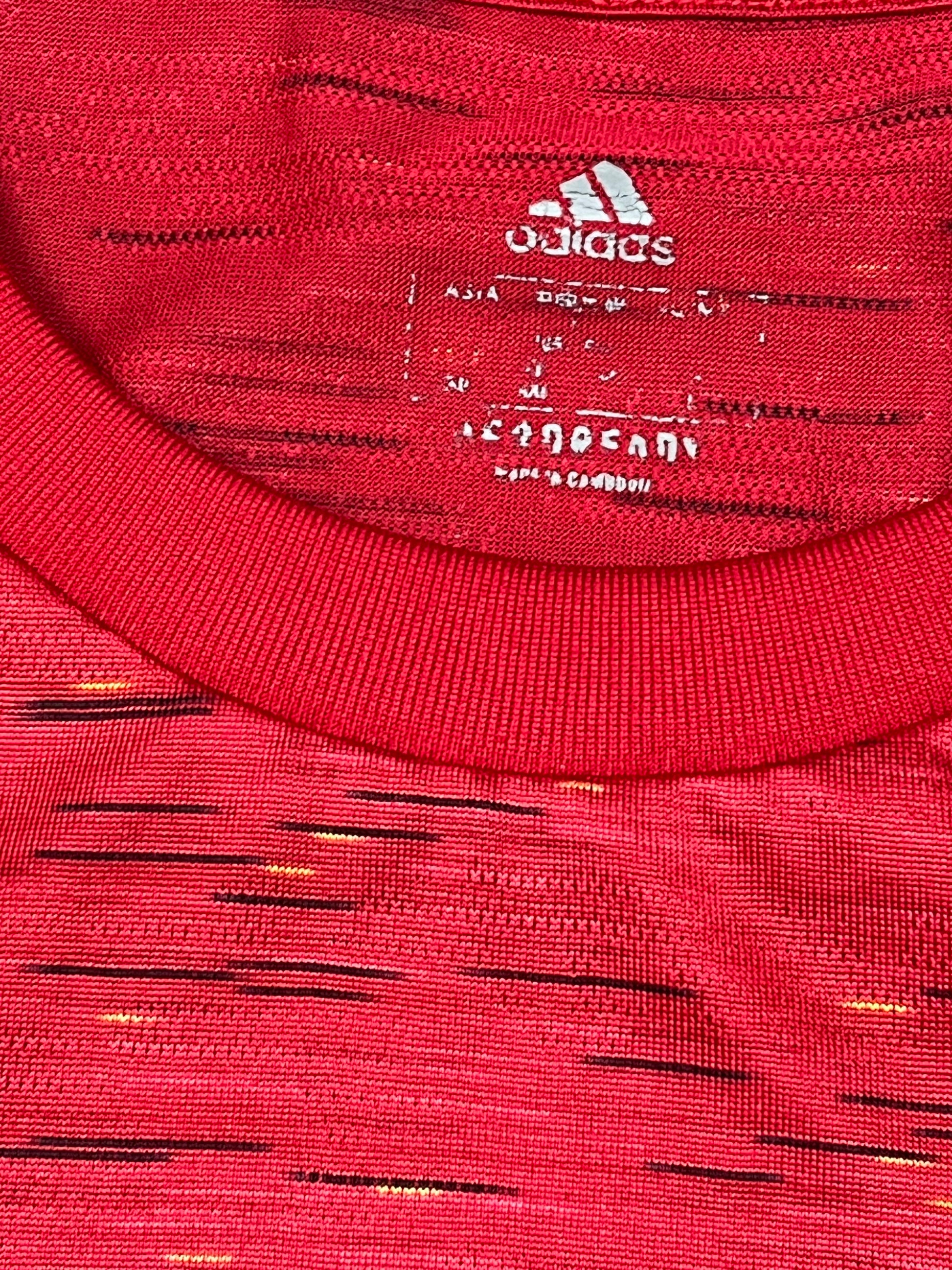 red Adidas Manchester United 2020-2021 home jersey {M}