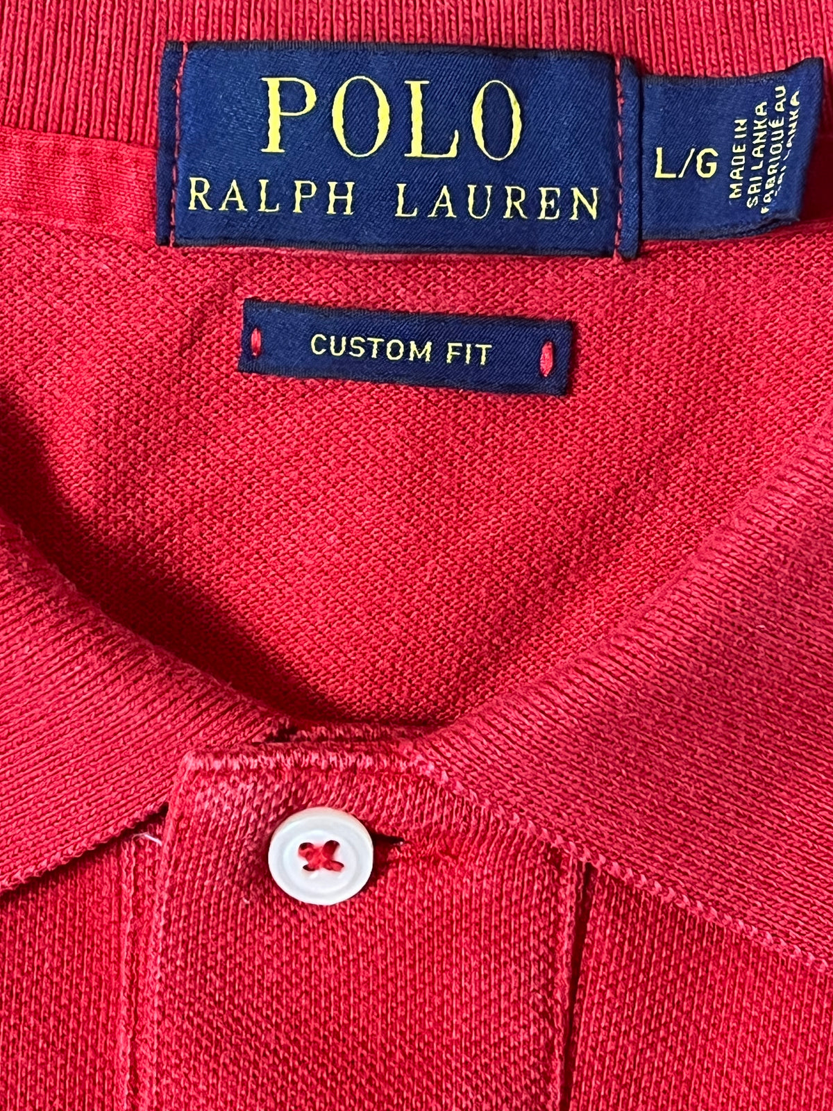 vintage Polo Ralph Lauren polo {L}