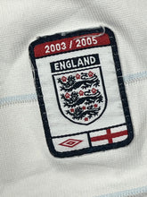 Carregar imagem no visualizador da galeria, vintage Umbro England 2003-2005 home jersey {XL#
