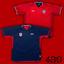 Cargar imagen en el visor de la galería, vintage Umbro England reversible trainingjersey {XL}
