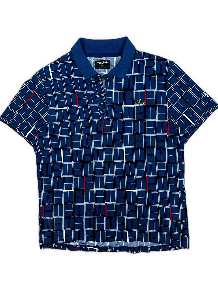 navyblue Lacoste polo {M}