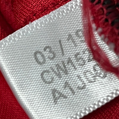 red Adidas Manchester United 2019-2020 home jersey {L}