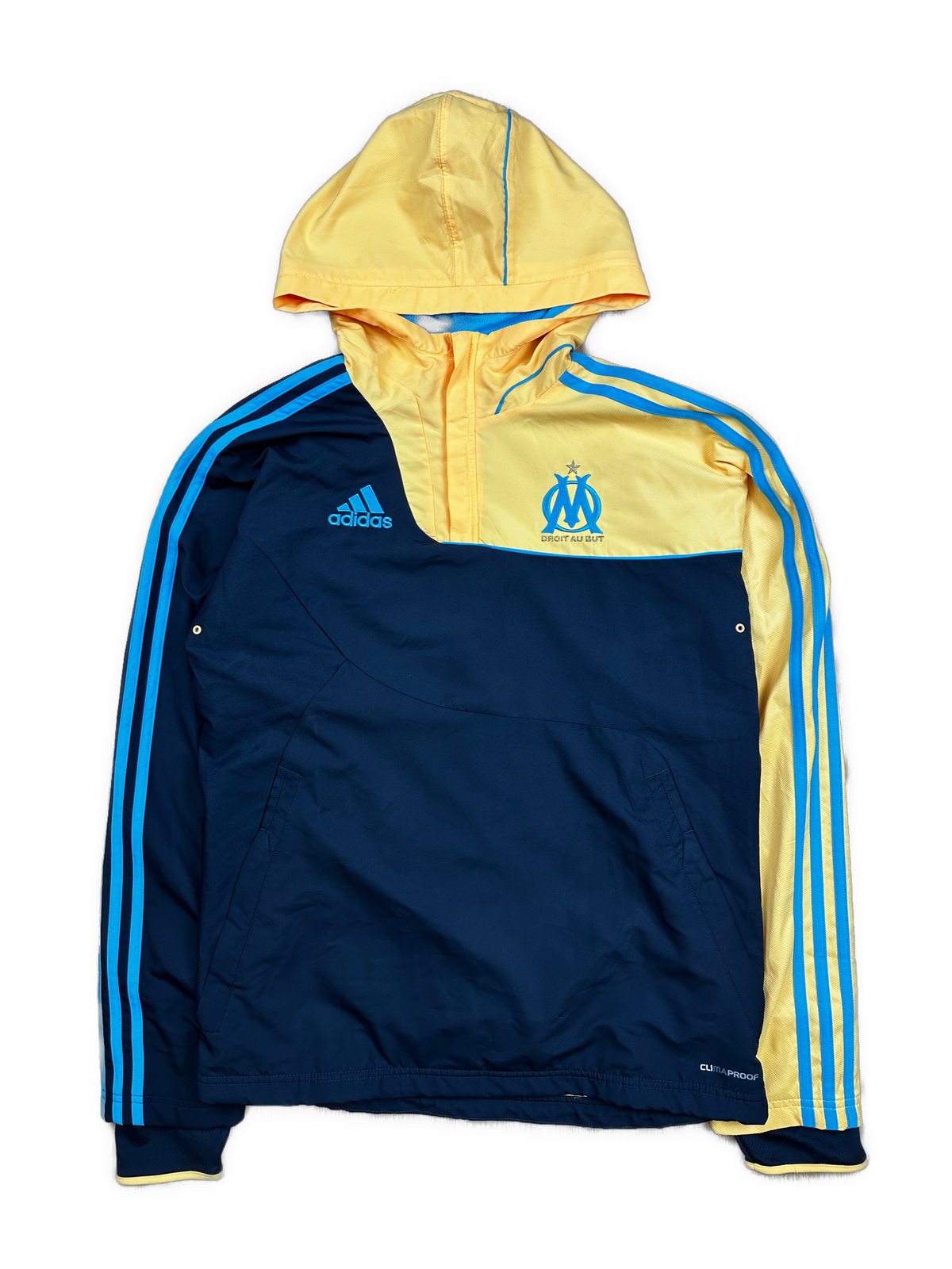 vintage Adidas Olympique Marseille windbreaker {L}