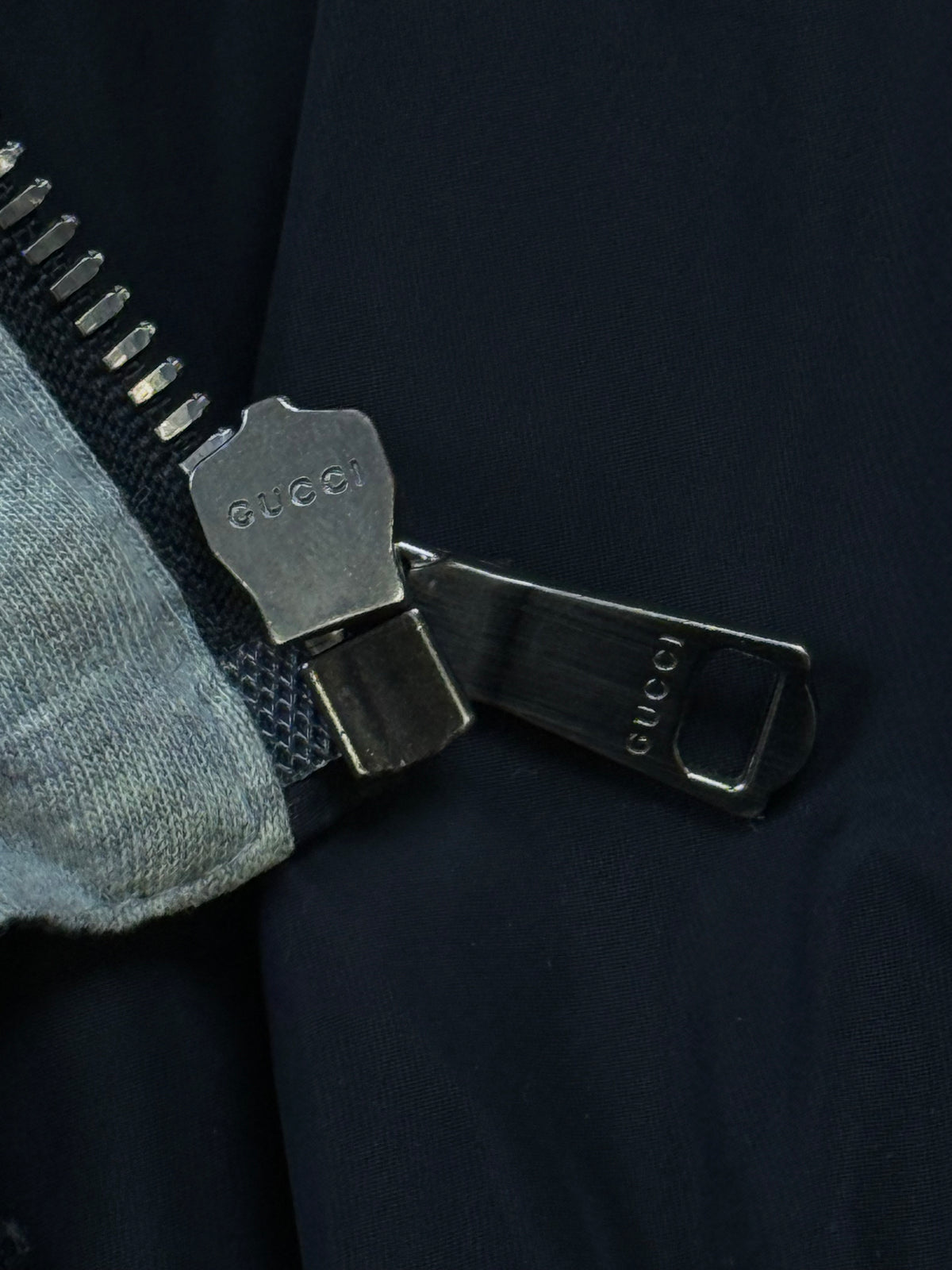 black Gucci windbreaker