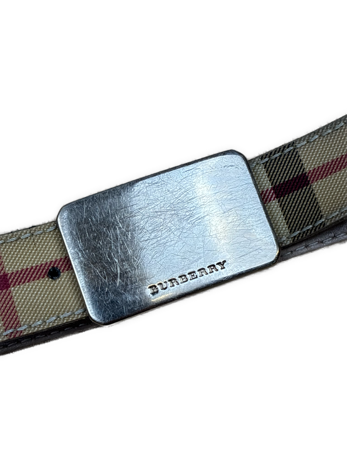 vintage Burberry belt