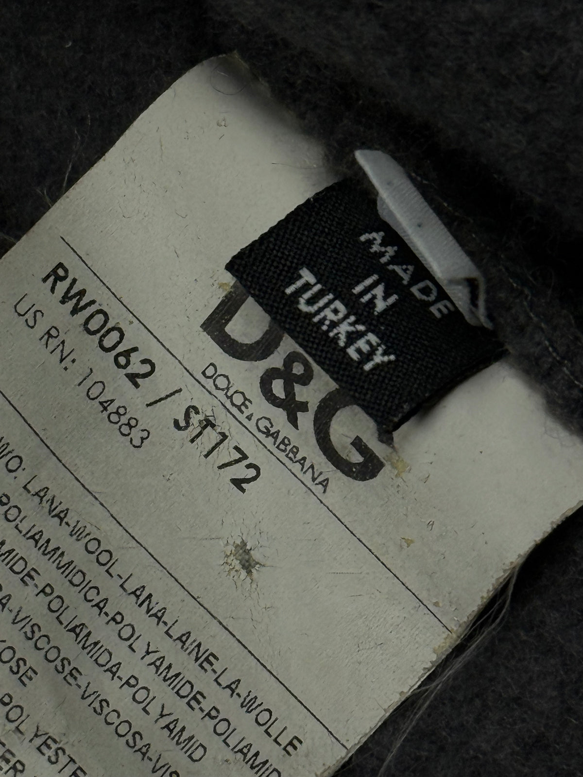 vintage Dolce & Gabbana sweatjacket