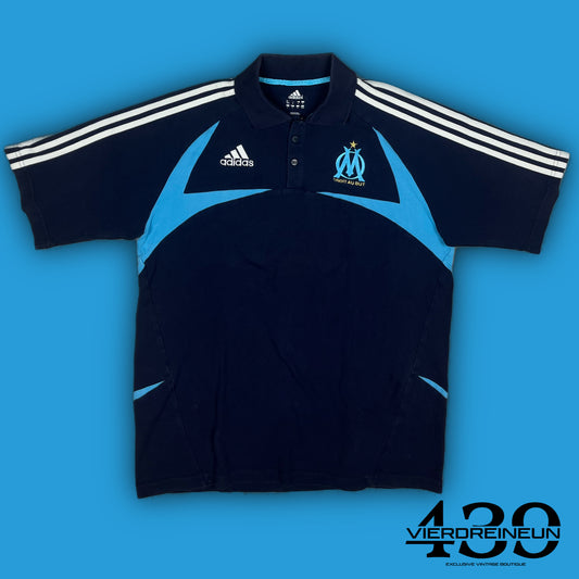 vintage Adidas Olympique Marseille polo {L}