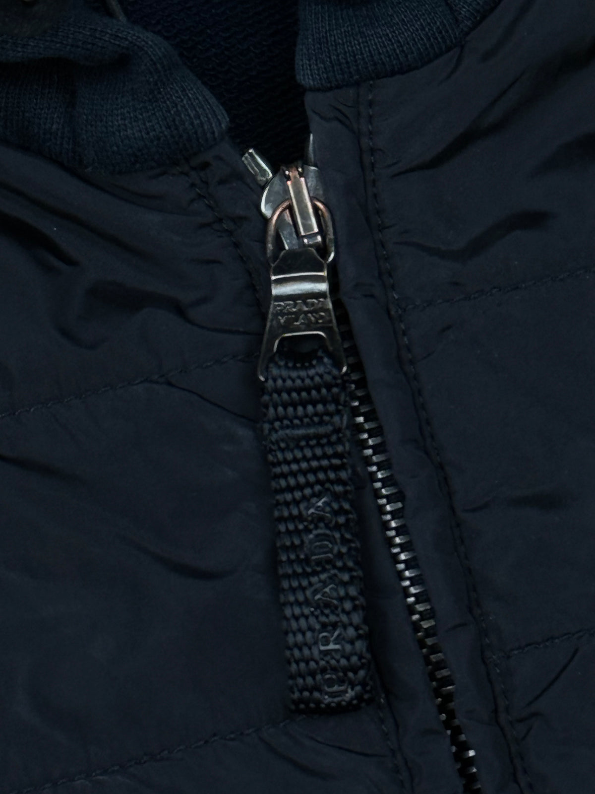 vintage Prada hybrid sweatjacket