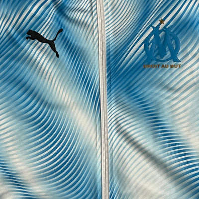 white Puma Olympique Marseille trackjacket {S}