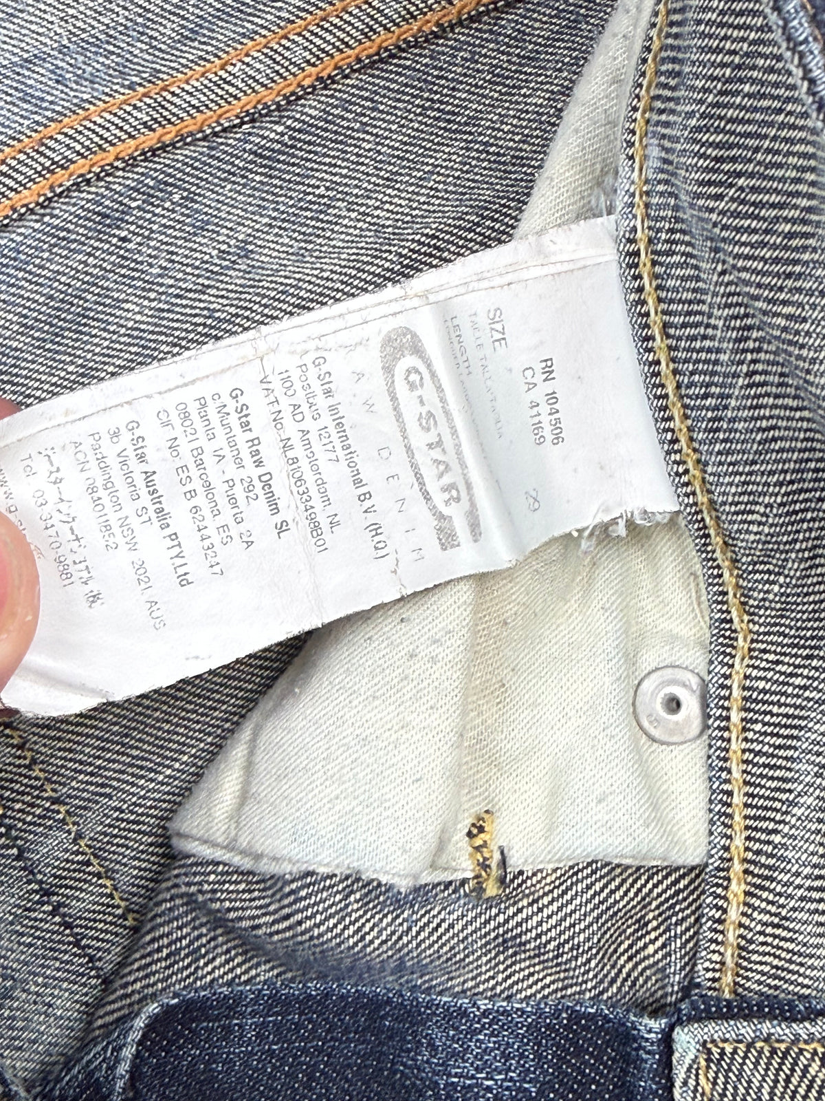 vintage G-STAR jeans {S}