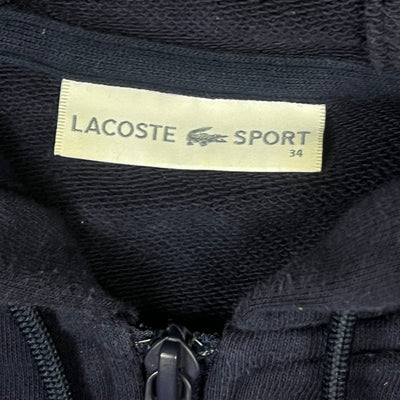 navyblue Lacoste sweatjacket {XS}
