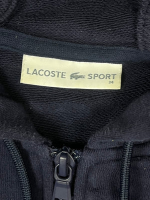 navyblue Lacoste sweatjacket {XS}