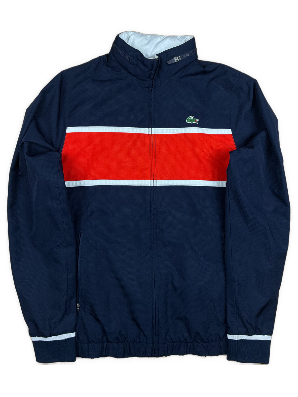 navyblue Lacoste windbreaker {S}