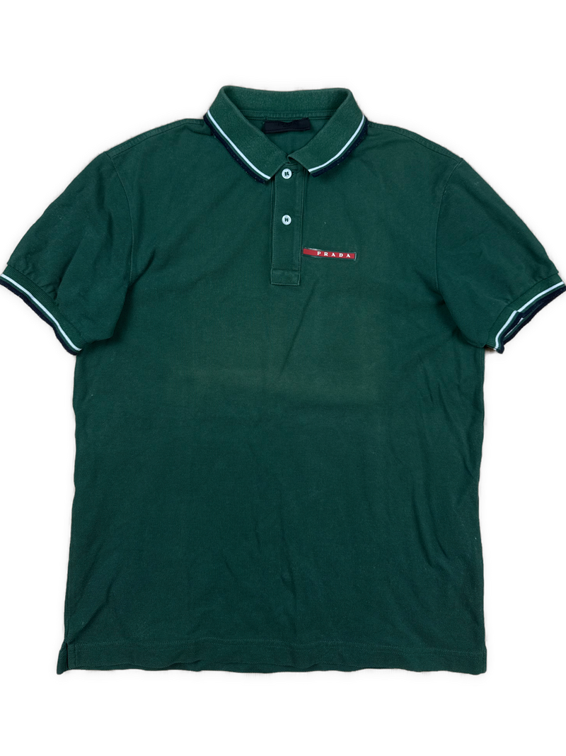 green Prada polo {S}