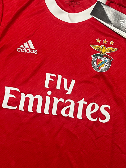 red Adidas SL Benfica 2021-2022 home jersey {S,M}