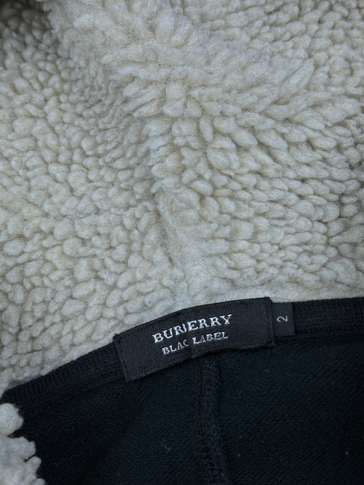 vintage Burberry Black Label sweatjacket {S}