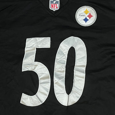 vintage Reebok STEELERS SHAZIER50 Americanfootball jersey NFL {L}