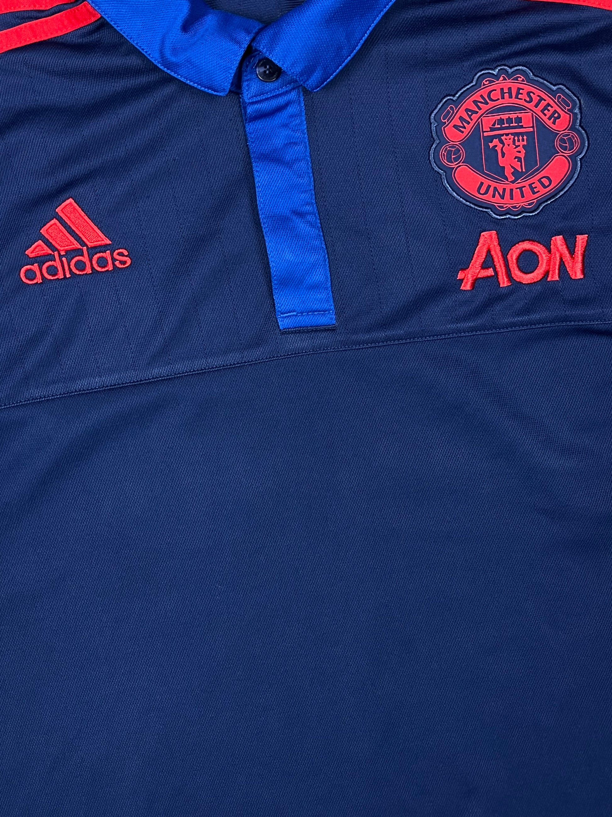 vintage Adidas Manchester United polo {L}