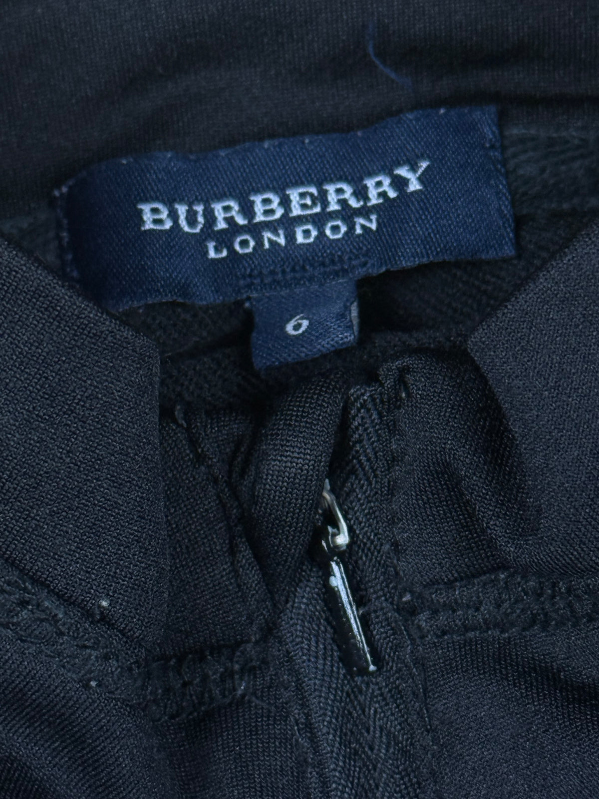vintage Burberry quarterzip {L}
