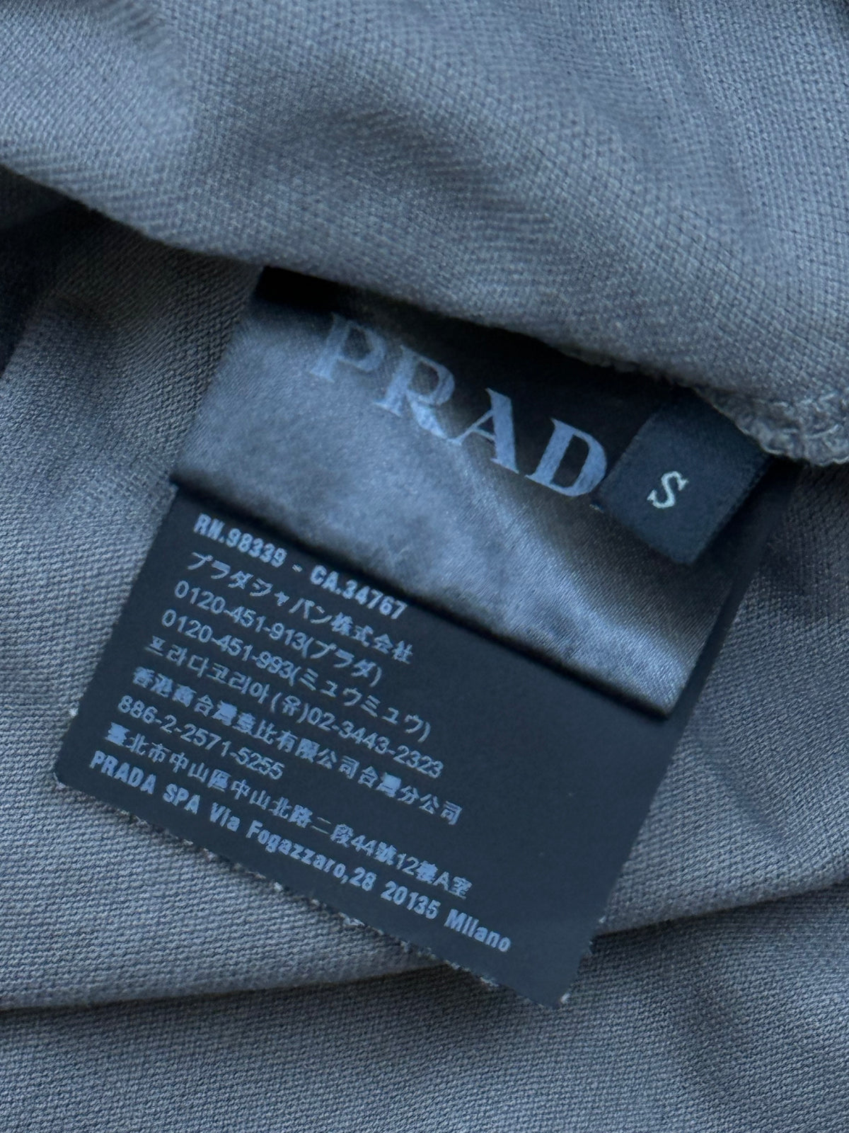 grey Prada polo