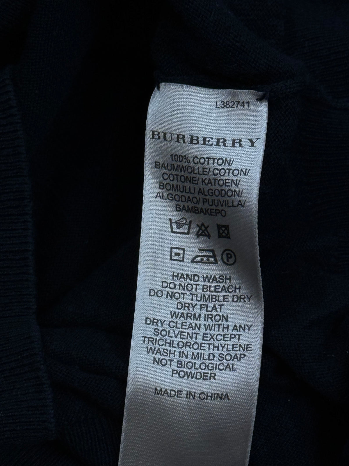 vintage Burberry quarterzip {M}