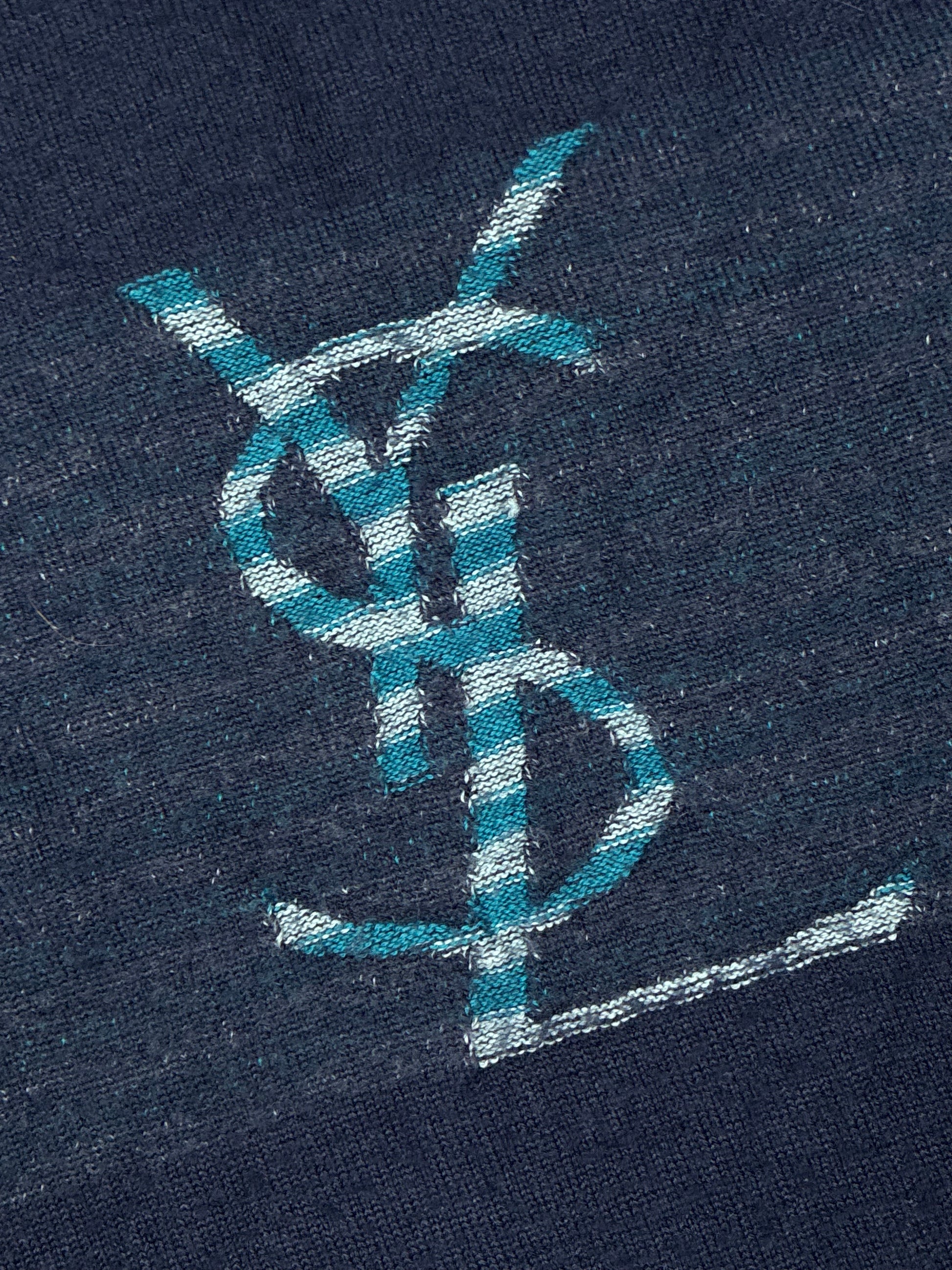 vintage YSL Yves Saint Laurent knittedsweater {M}