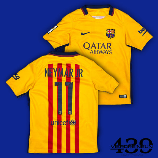 vintage Nike Fc Barcelona NEYMAR11 2015-2016 away jersey {XS}