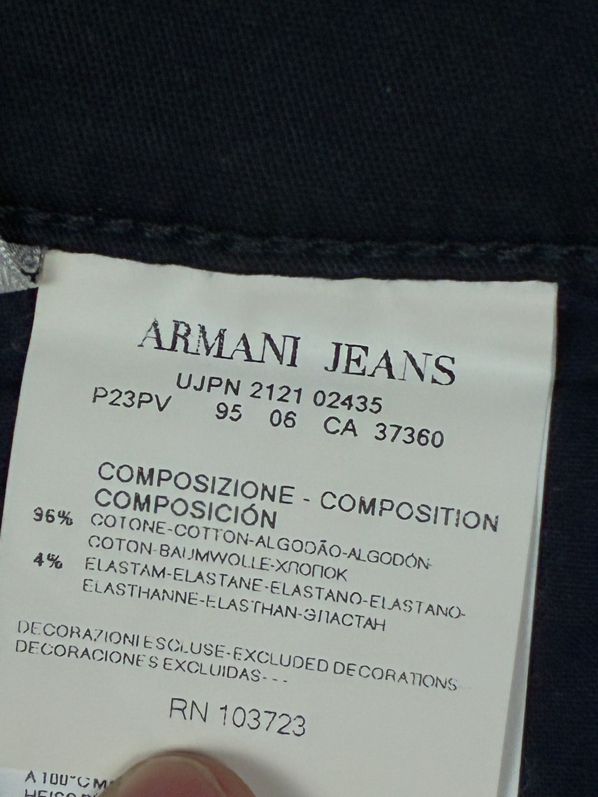 vintage Armani jeans {L}
