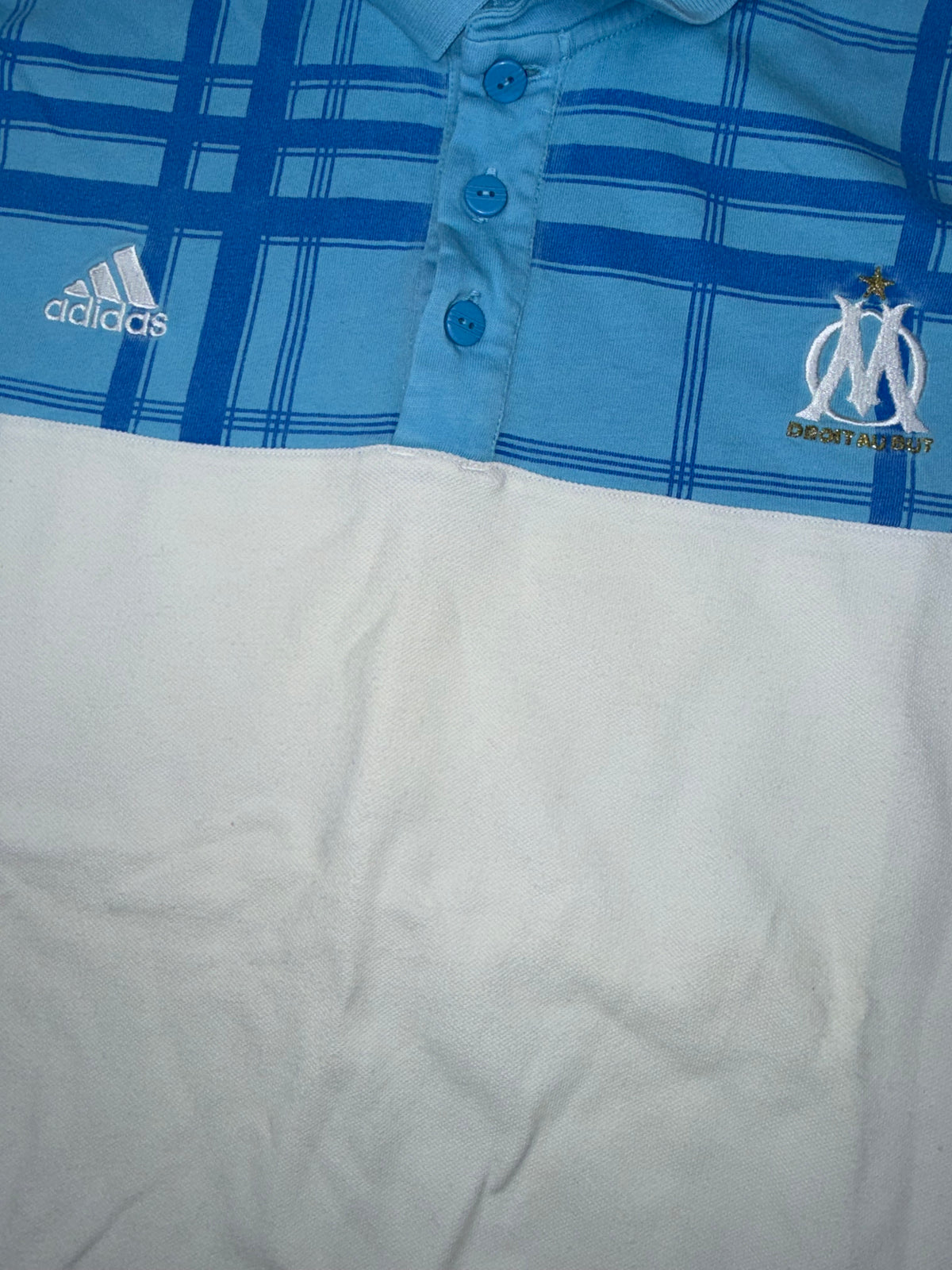 vintage Adidas Olympique Marseille polo {XL}