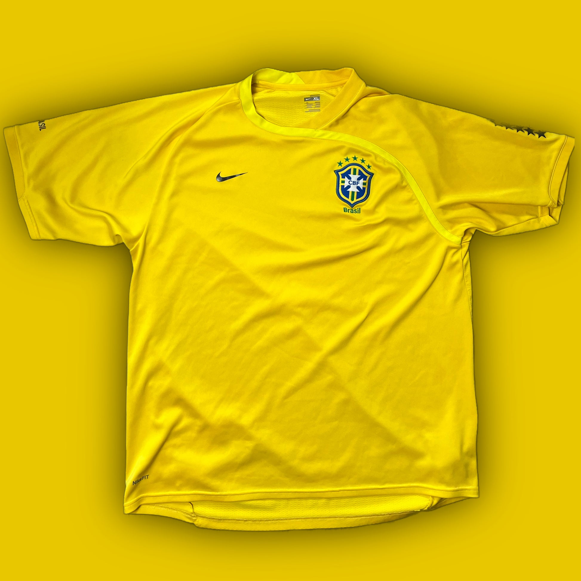 vintage Nike Brasil trainingsjersey 2006-2008 {XL}