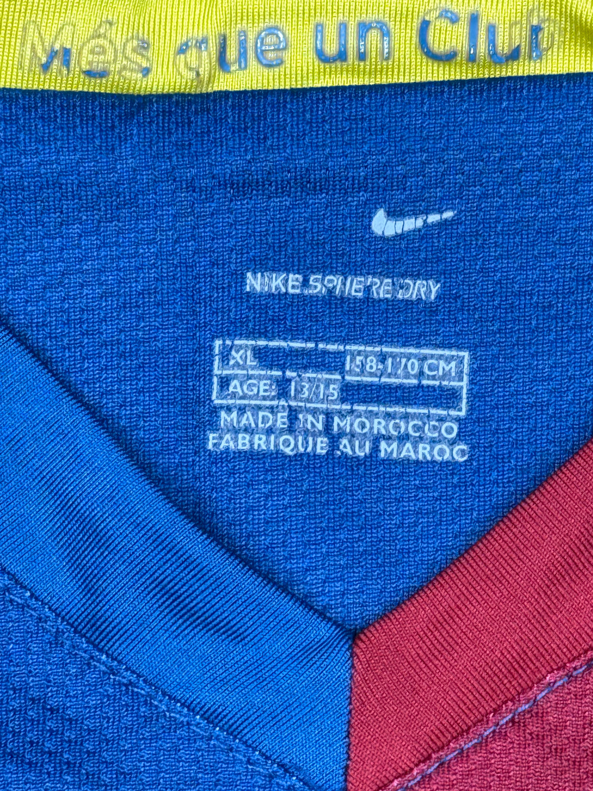 vintage Nike Fc Barcelona Ronaldinho10 home jersey