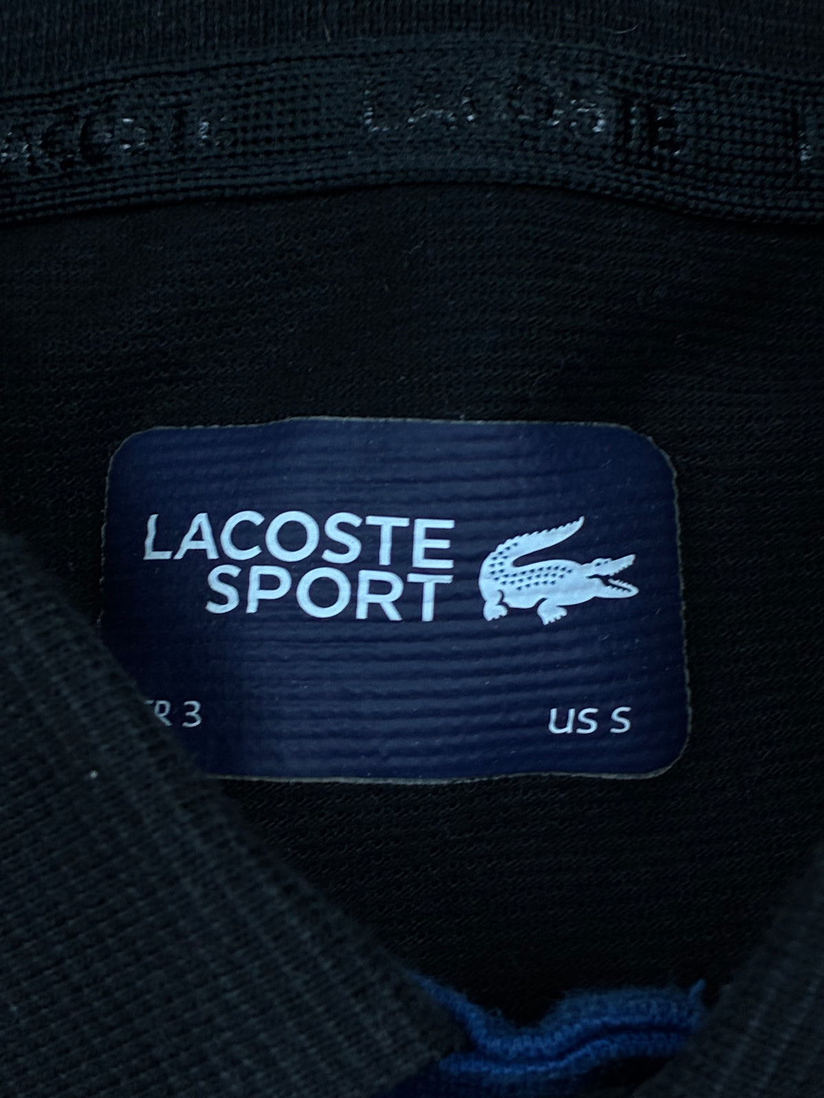 navyblue Lacoste polo {S}