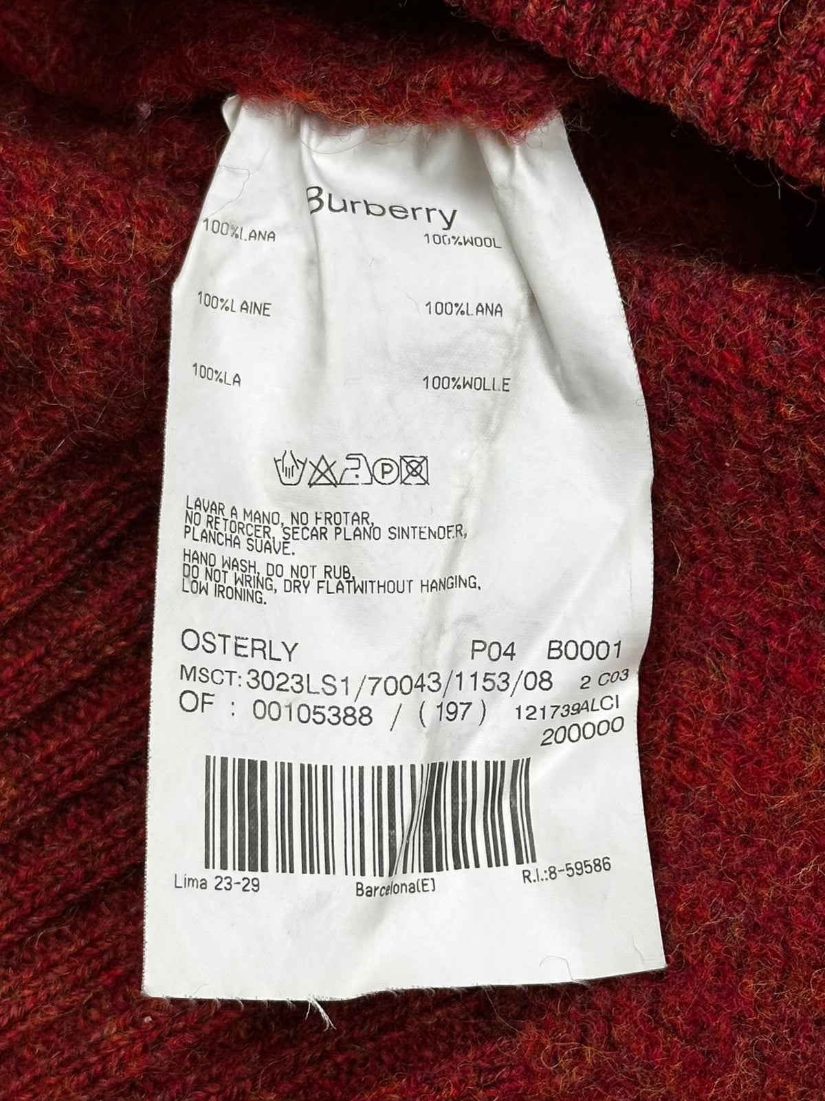 vintage Burberry knittedsweater {M}