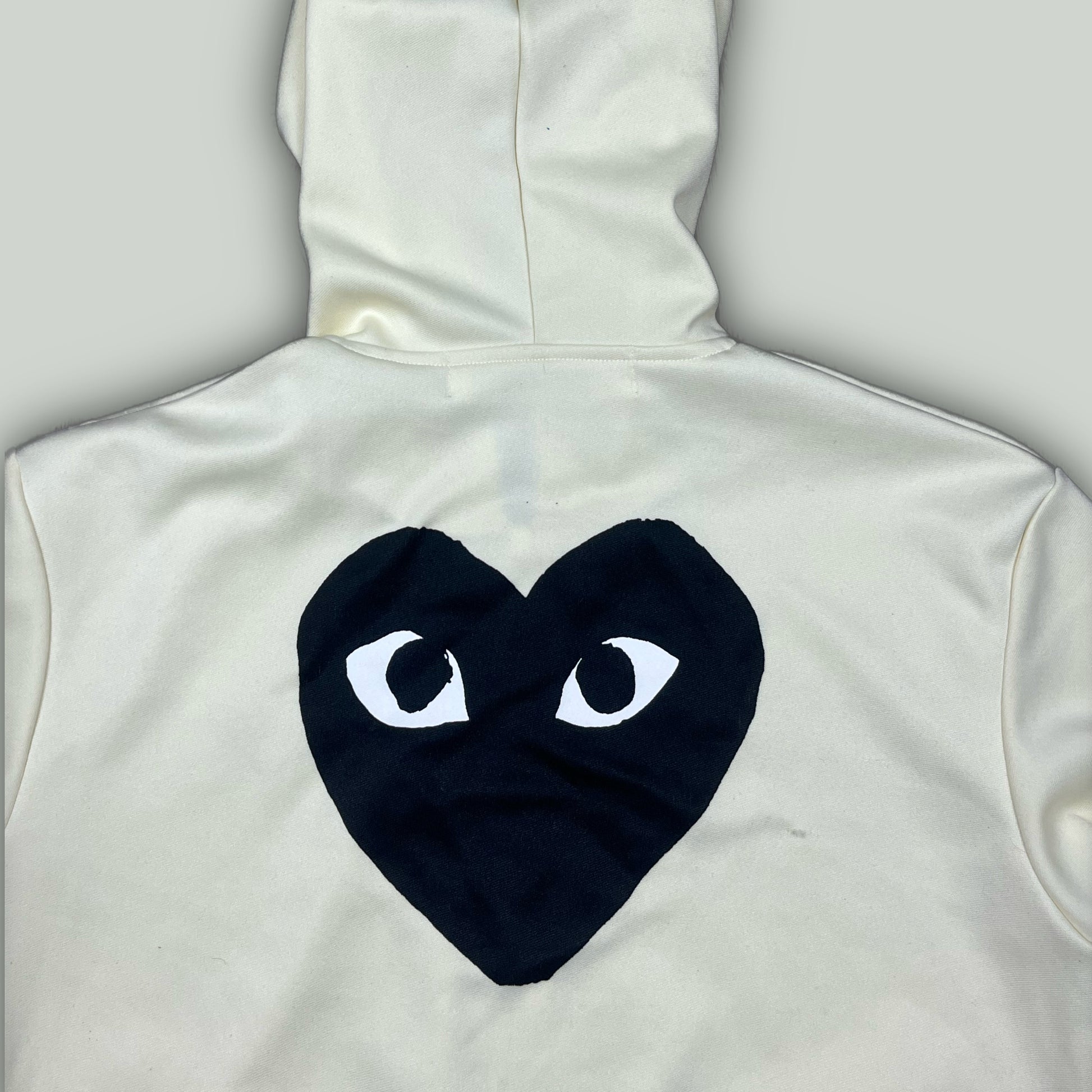 beige CdG Comme des Garçons sweatjacket {M}