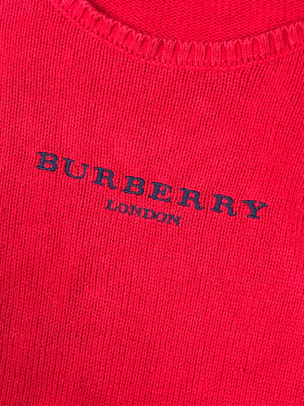 vintage Burberry knittedsweater {S}