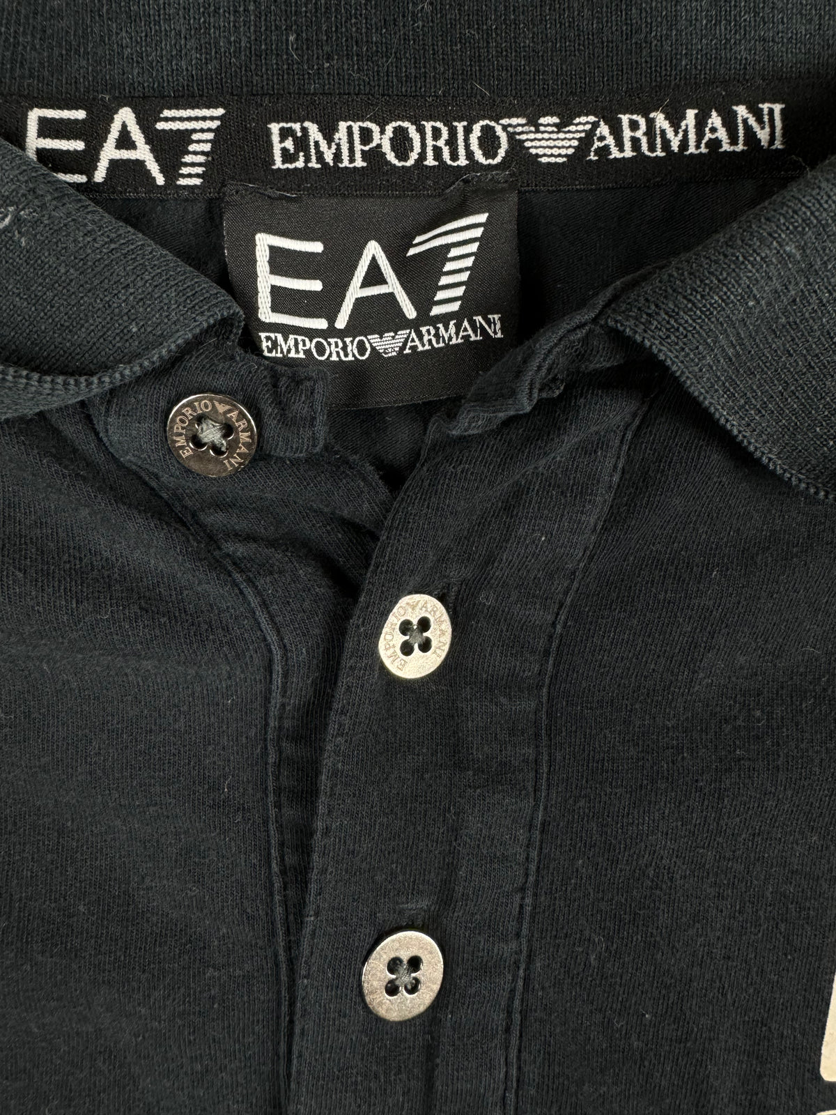 vintage EA7 Emporio Armani polo long {M}