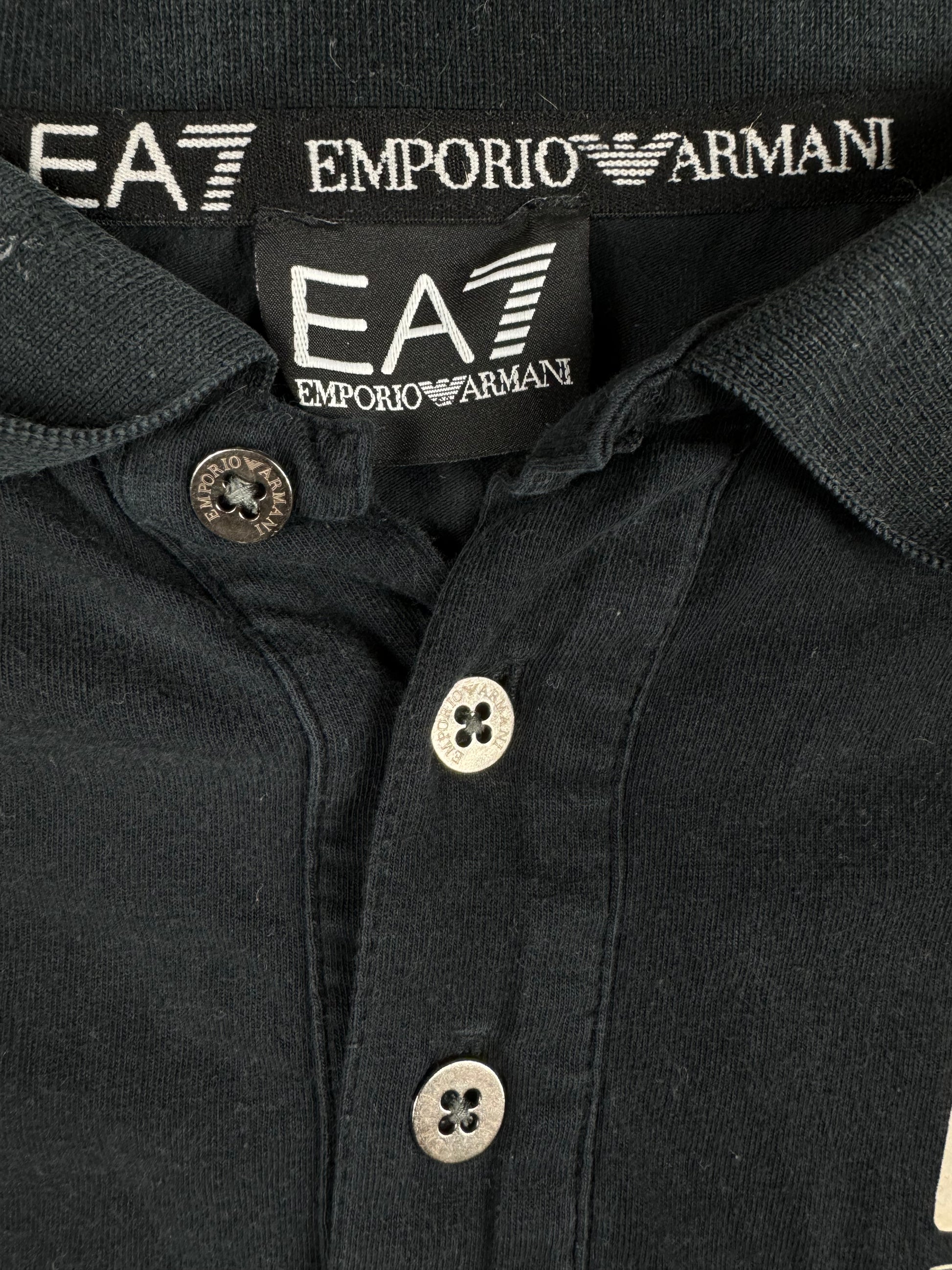 vintage EA7 Emporio Armani polo long {M}