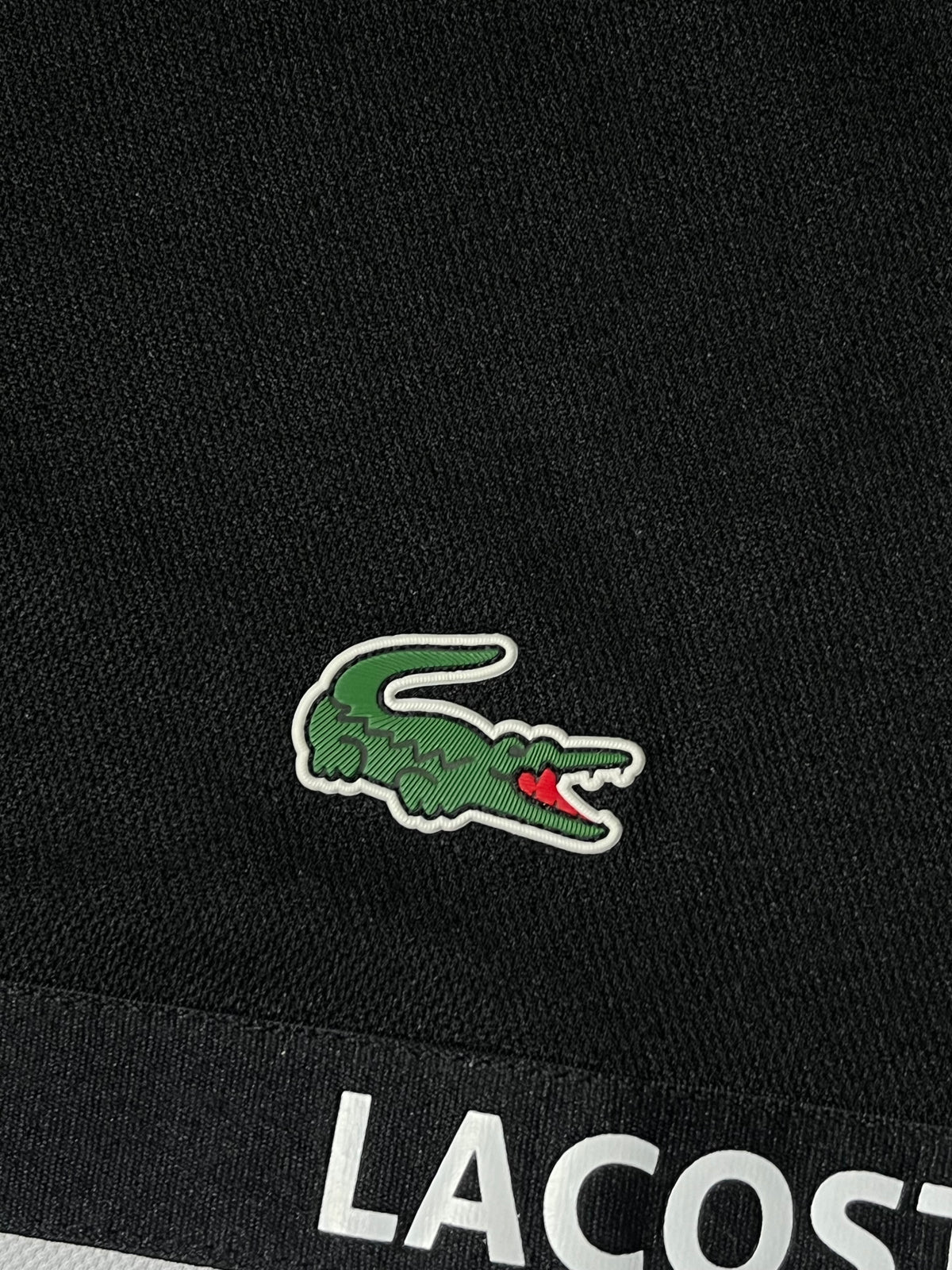 black Lacoste jersey {S}