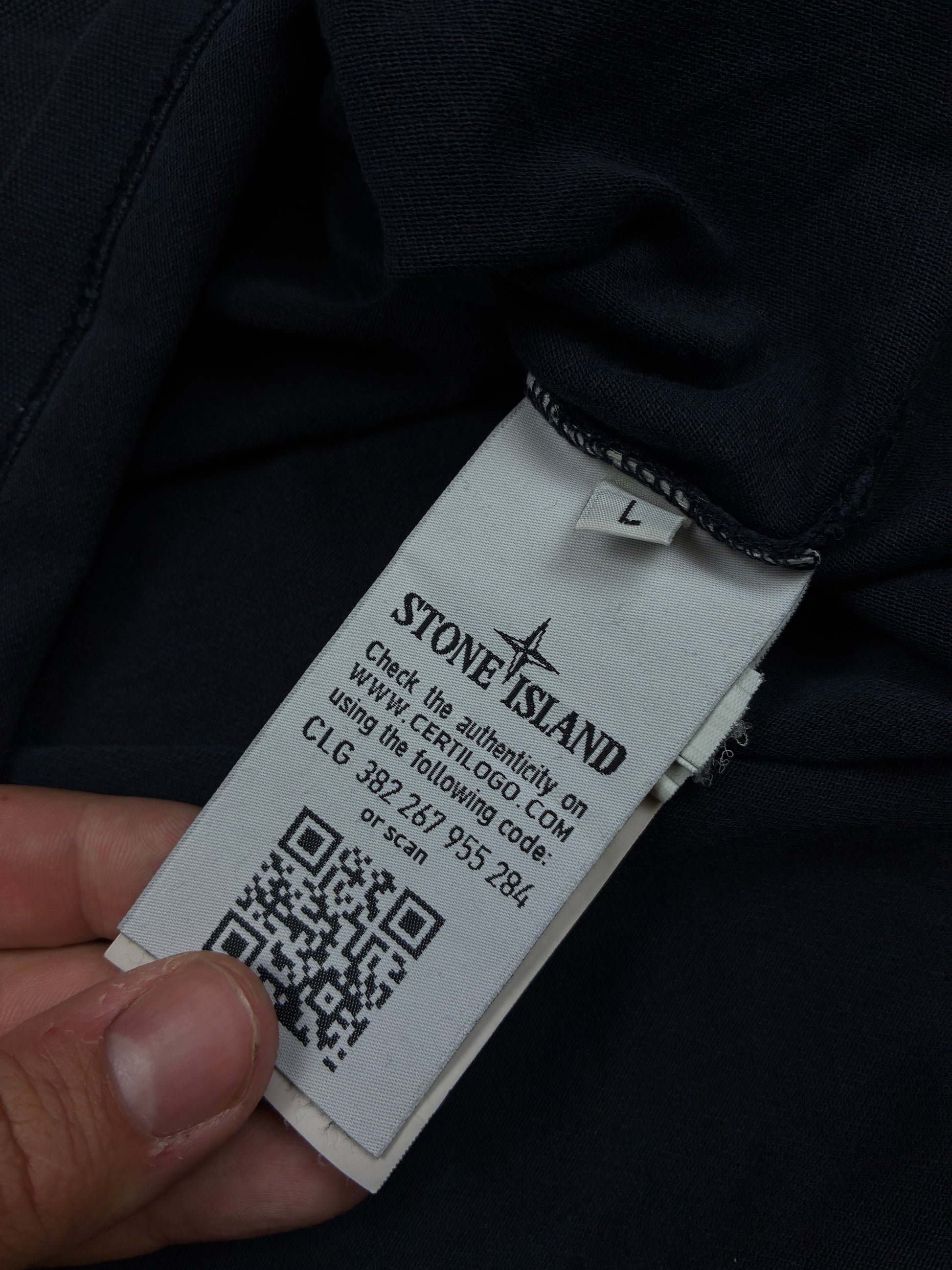 vintage navyblue Stone Island polo {M}