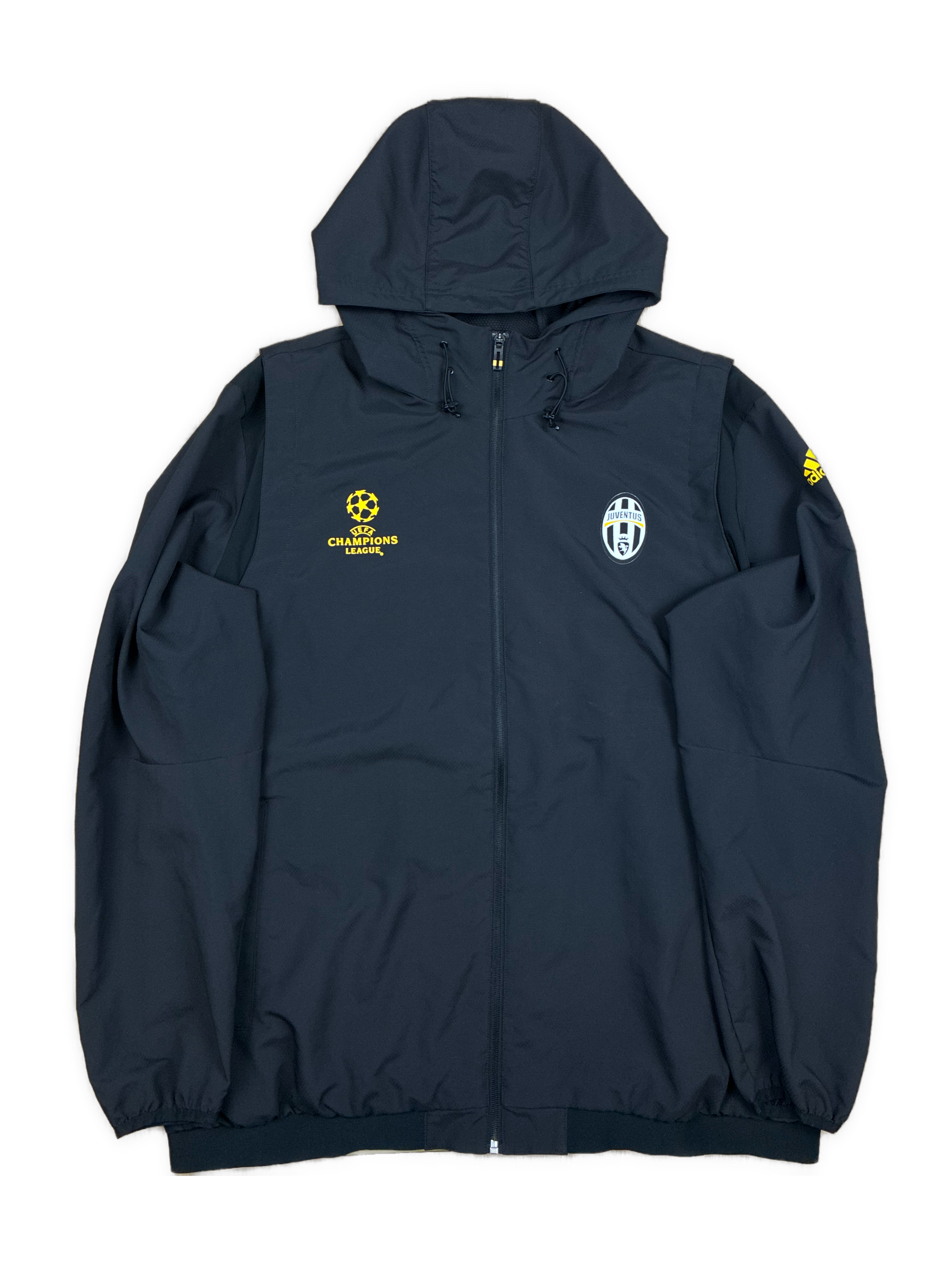 black Adidas Juventus Turin windbreaker {XXL}