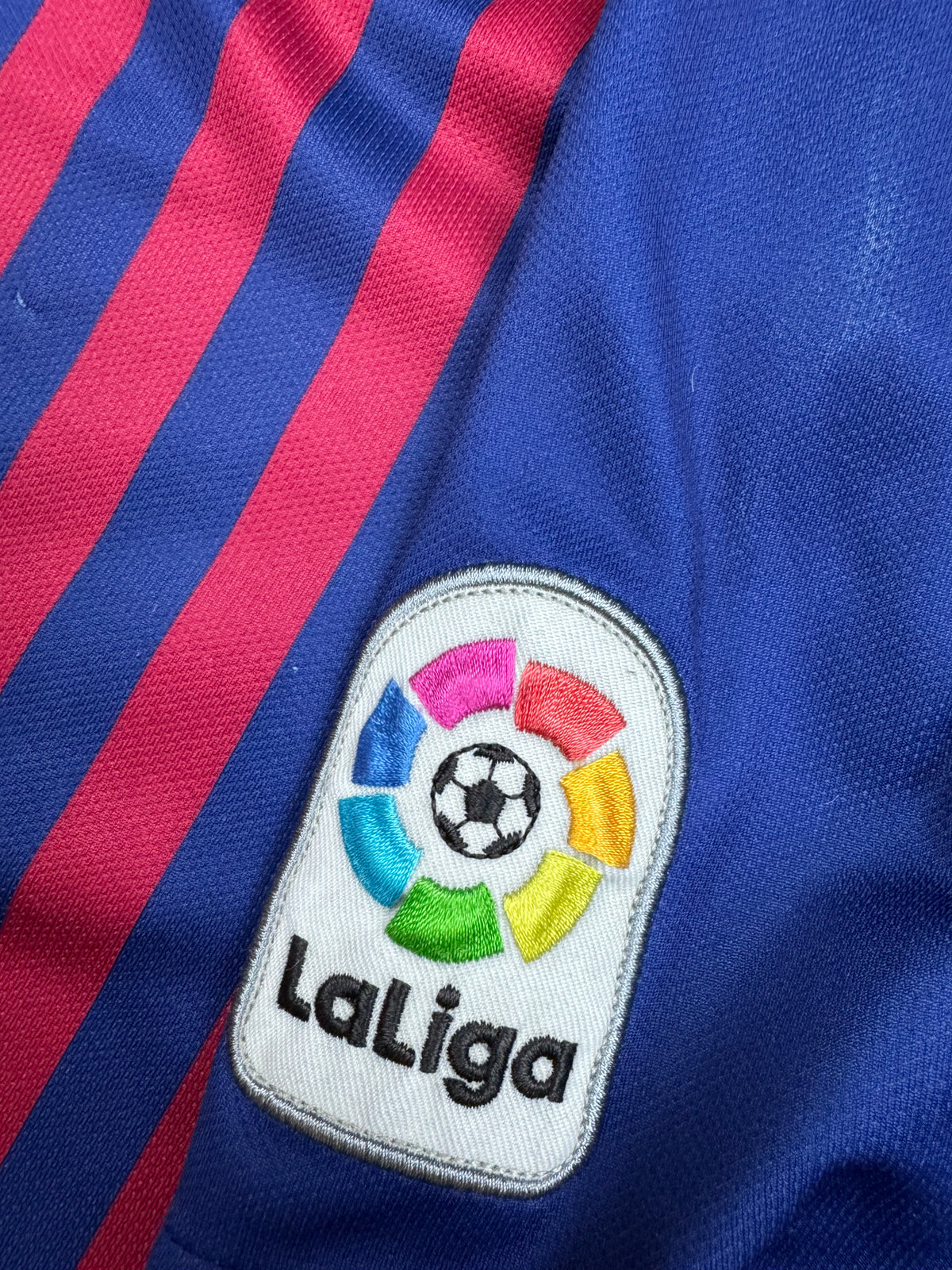 navyblue Nike Fc Barcelona home jersey {XS}