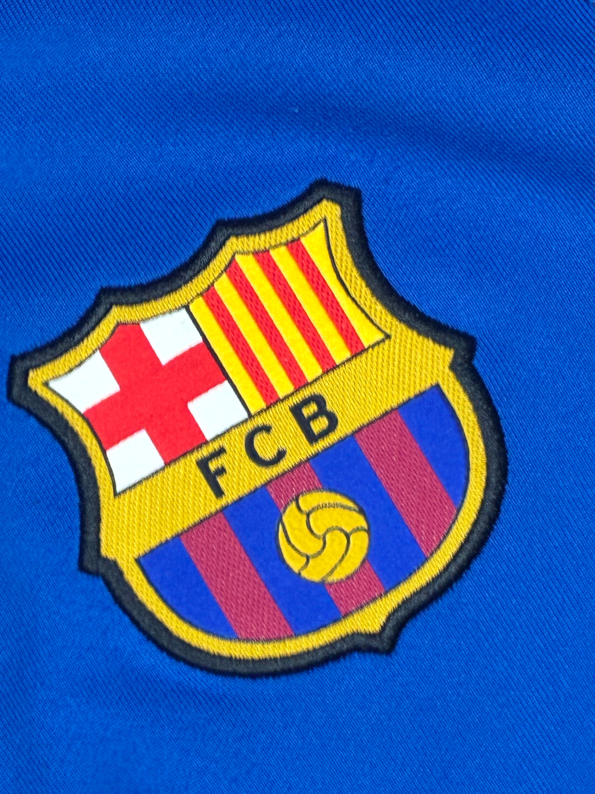 navyblue Nike Fc Barcelona trackjacket {L}