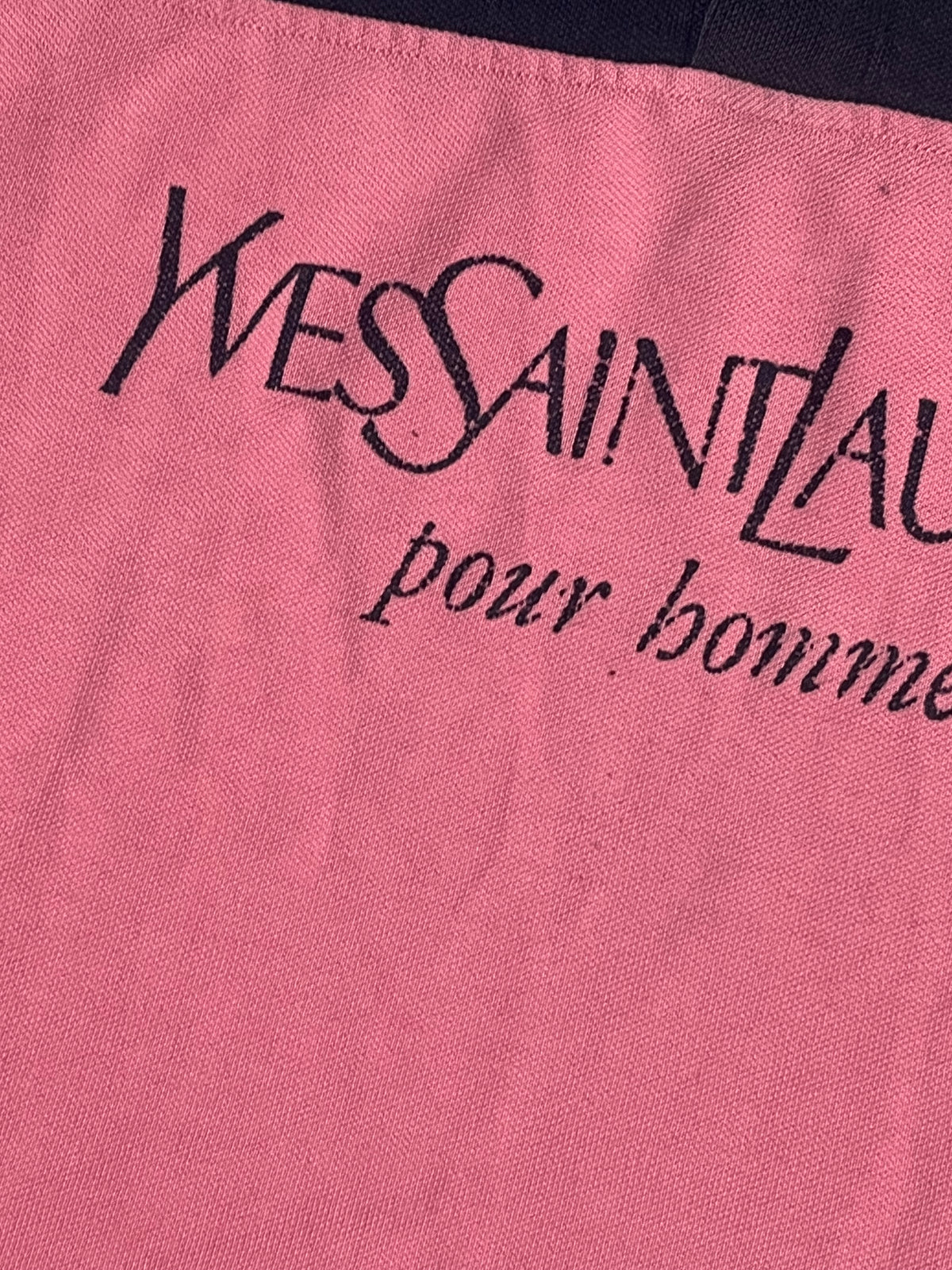 vinatge Yves Saint Laurent spellout polo {L}